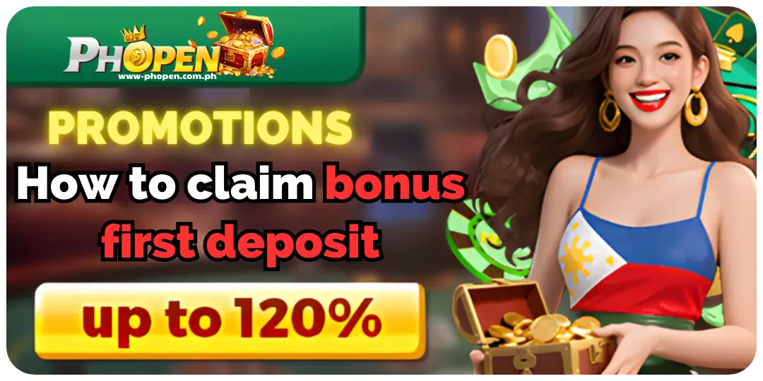 Promotion - How to Claim Bonus 120% First deposit at Phopen 1 bonus first deposit phopen