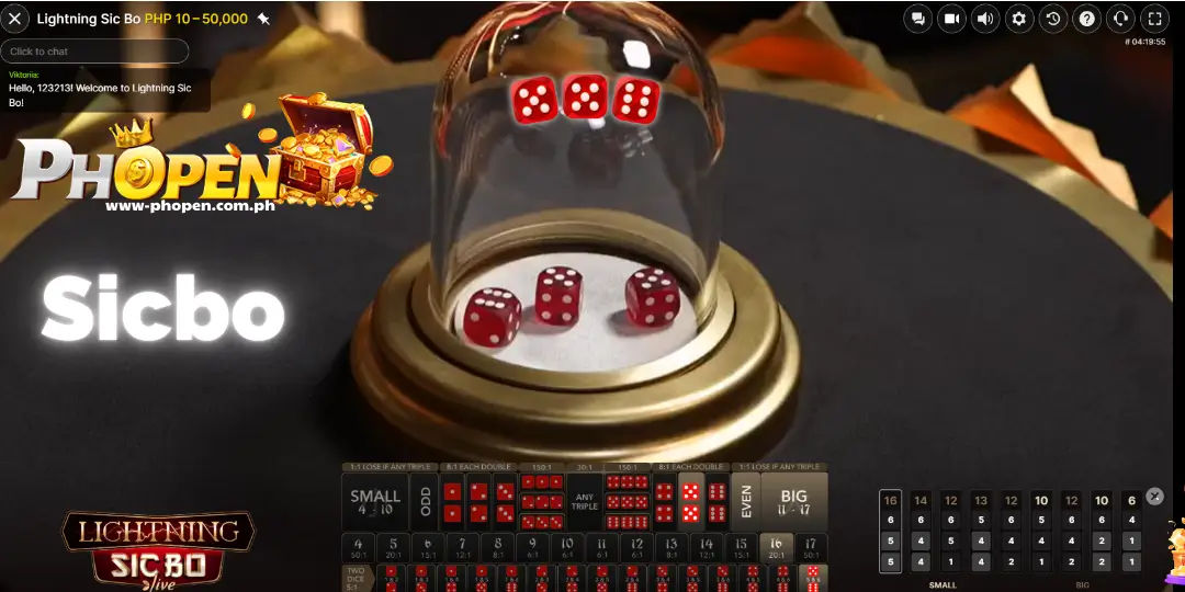 Sicbo Live Evolution Gaming – Live Casino Guide & Tips to Play at Phopen 2 image Sicbo Live phopen