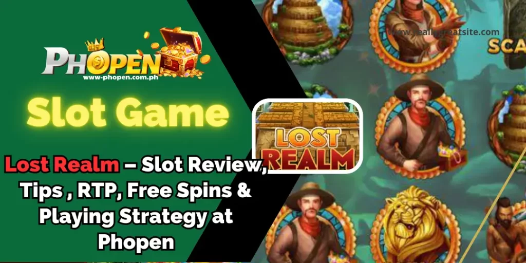 Lost Realm – Slot Review, Tips , RTP, Free Spins & Playing Strategy at Phopen 4 slot Lost Realm phopen
